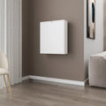 White Wall Mounted Drop Leaf Table