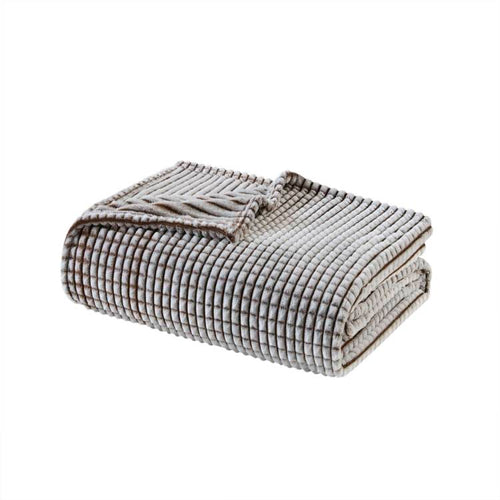 1 Pcs Full Queen Blanket Brown