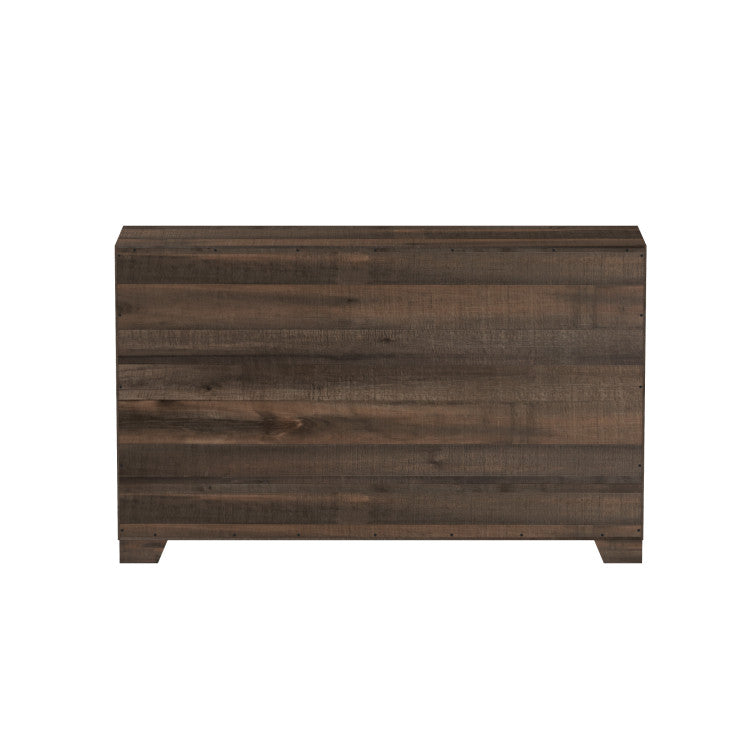 Brown 6 Drawer Dresser
