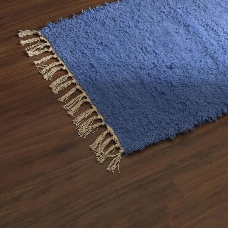 Camelot 36X24" Scatter Rug Stylish Blue Accent Rug For Living Room, Bedroom, & Home Decor"