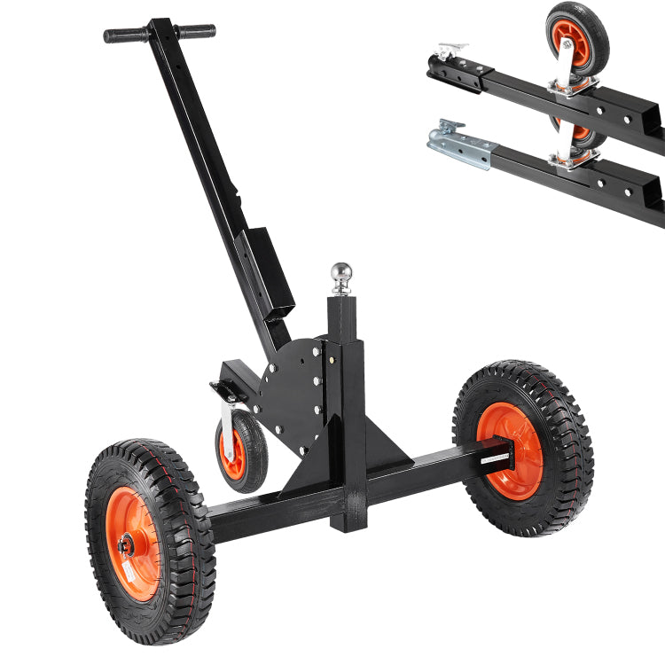 1500Lbs 2 In 1 Trailer Dolly 22 And 26 In Adjustable Height 2In Ball With Caster