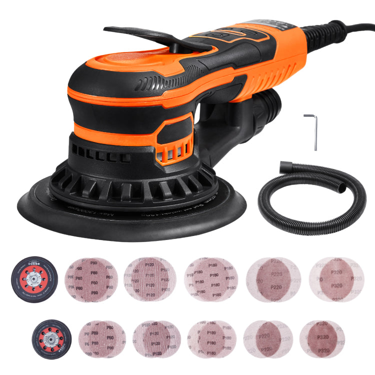 Random Orbital Sander 5" & 6" Brushless Orbital Sander Sander 10000Prm 6 Speed