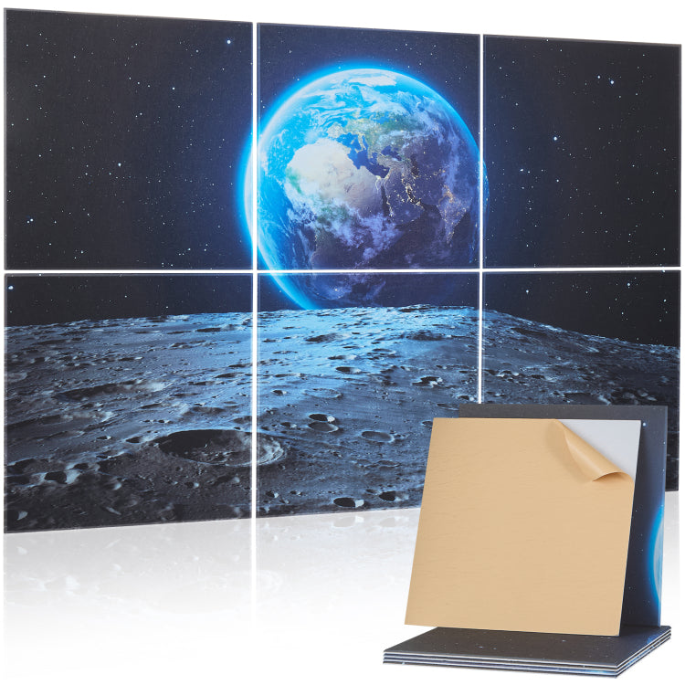 6 Pack Art Acoustic Panels 23.6 X 23.6 Inch Self Adhesive For Home Earth