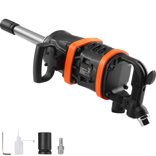 1 Inch Air Impact Wrench, Up To 5175 Ft Lbs Beast Reverse Torque Output Pneumatic Impact Gun W 8 Inch Extended Anvil For Repairs And Maintenance Of Heavy Duty Machinery Semi Truck Bus