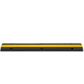 4 Pack Of 1 Channel Rubber Cable Protector Ramps Heavy Duty 22046Lbs Load Capacity Cable Wire Cord Cover Ramp Speed Bump Driveway Hose Cable Ramp Protective Cover