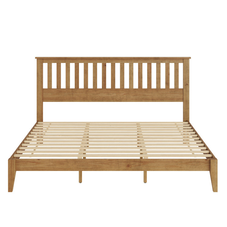 Malinda Mission Style King Panel Bed