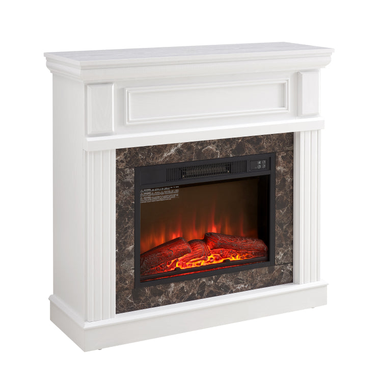 Only Mantel Not Included 23" Fireplace White,41.34"W*14"D*40"H