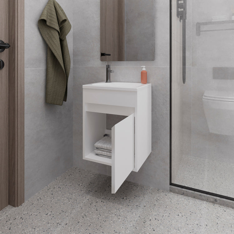 Sutcliffe Vanity Sink, Bathroom, White