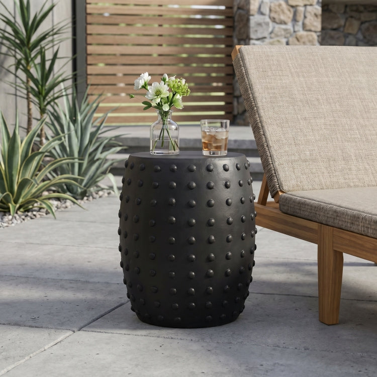 Outdoor Lightweight Concrete Side Table