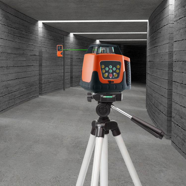Laser Level, 2000Ft, 360 Degree Self Leveling Green Cross Line Laser, 5 Rotation Speeds & 4 Scanning Angles Adjustment, Ip66 Waterproof Remote Control Manual Self Leveling Mode, Battery Included