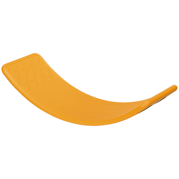 Qaba Kids 32" Balance Board, Wobble Board For Kids Toddlers, Curvy Rocker Board, Preschool Learning Montessori Waldorf Toy For Ages 3 6 Years Old, Orange
