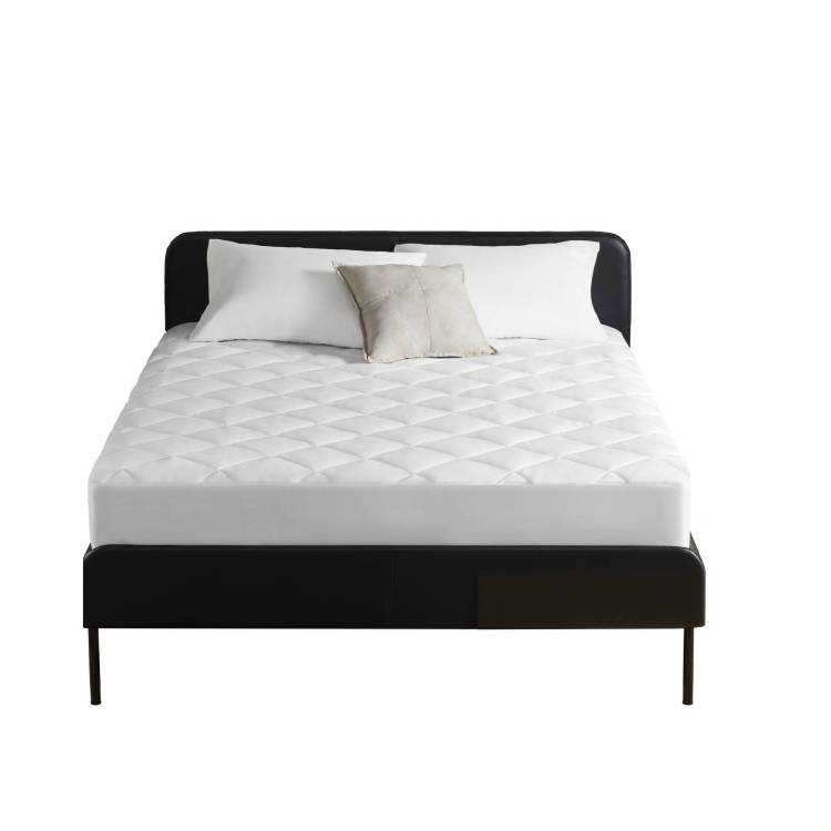 Overfilled Deep Pocket Mattress Pad White Full