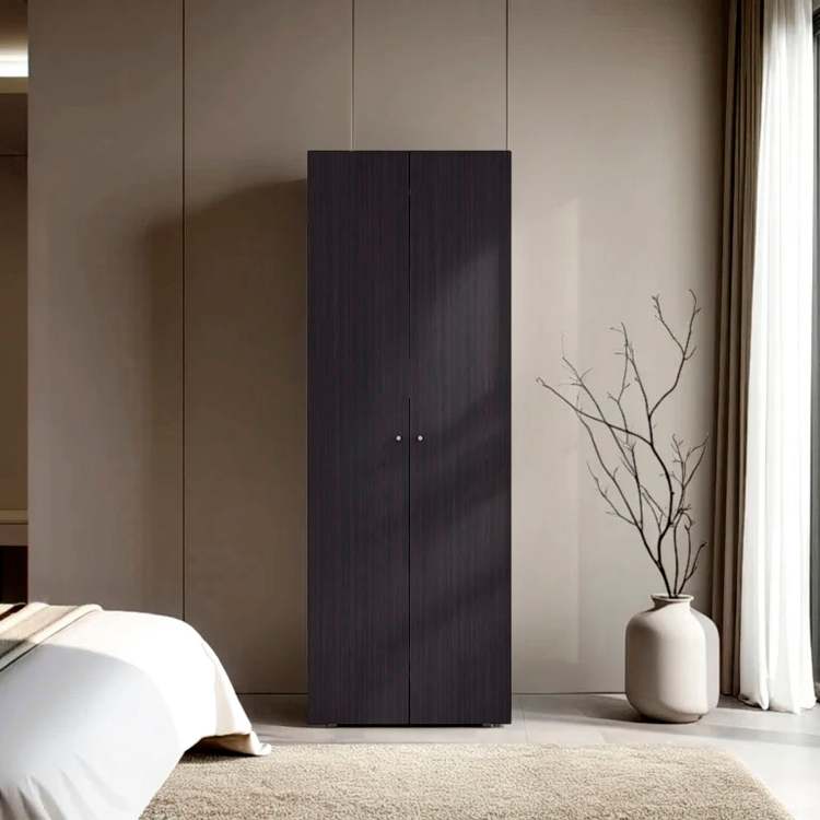 Wenge 2 Door Tall Wardrobe Cabinet
