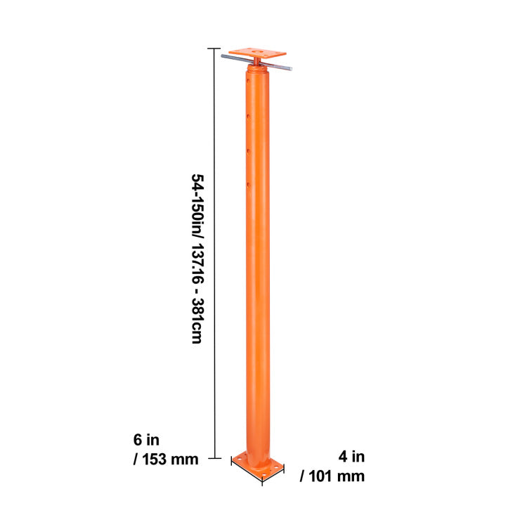 Adjustable Floor Jack Post House Floor Leveling Lift 54" 150" Height Range