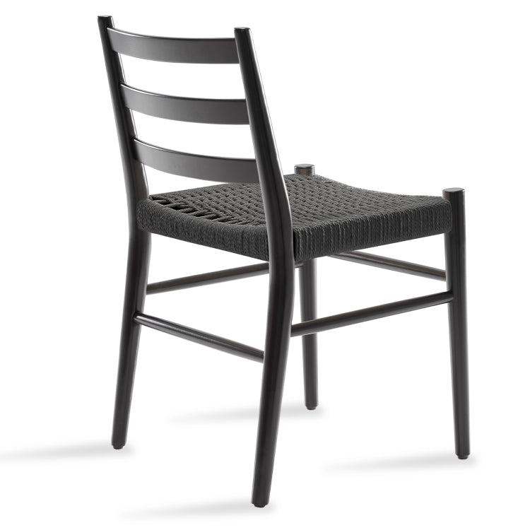 Wood Rattan Dining Room Chairs Set Of Two With Comfortable Woven Seat,Fully Assembled