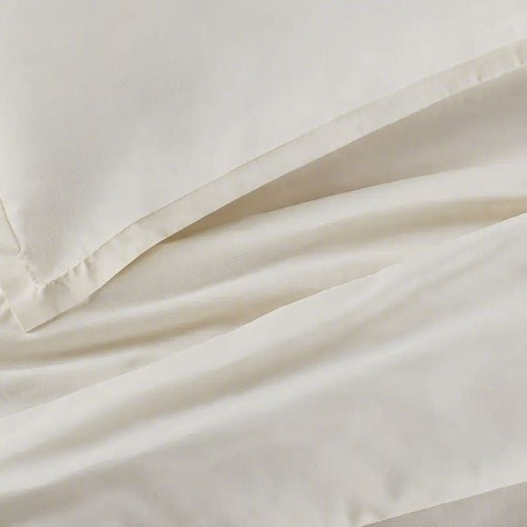 Serta Simply Clean Solid Duvet Cover Milk White King