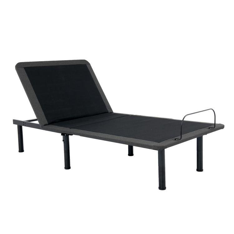 Twin Xl Size Quick Assembly Adjustable Bed Frame With Voice Activated Controls
