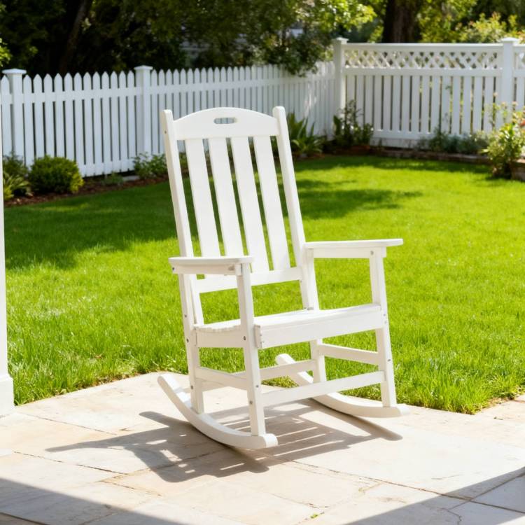 All Season Rocking Chair For Patio Leisure & Outdoor Lounge Area Relaxation Moments,Hips Material