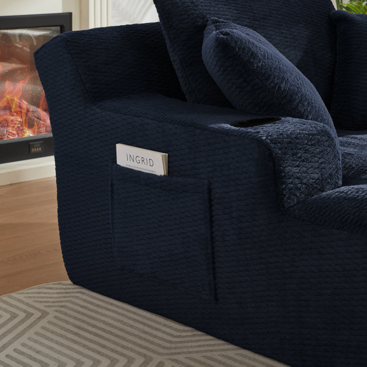 Oversized Chaise Lounge Chair Indoor,No Assembly Required,Comfy Sleeper Sofa For Living Room,Office
