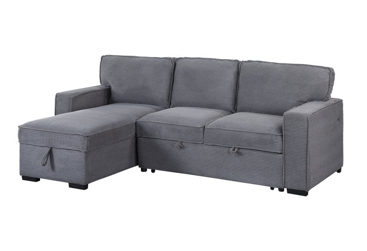 Territory Light Grey Pull Out Sofa Bed