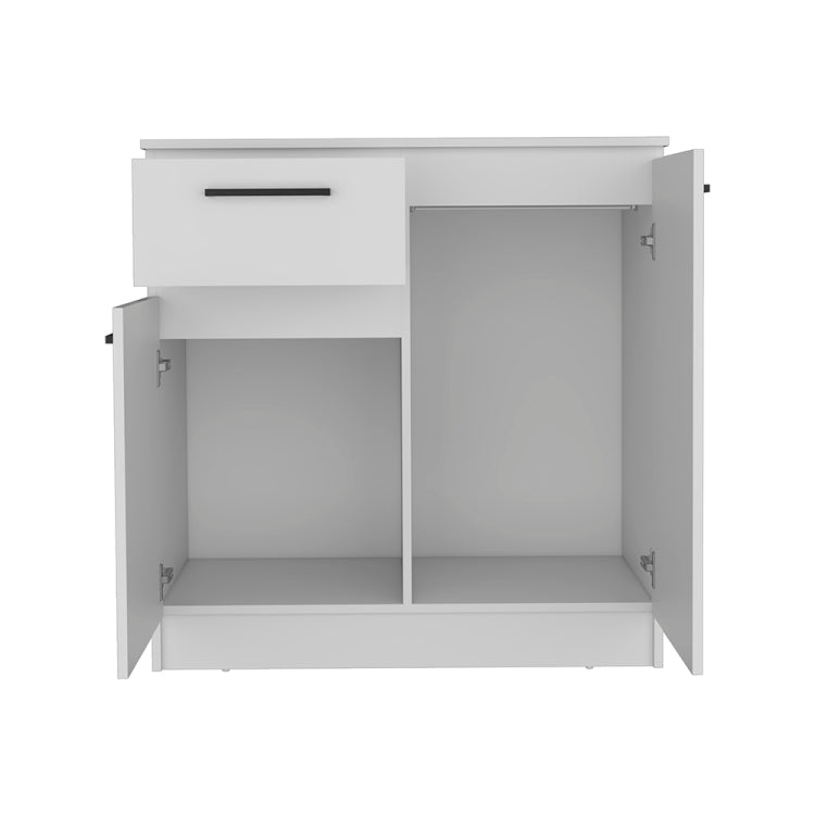 Orleans Dresser With 2 Door And Single Drawer, White
