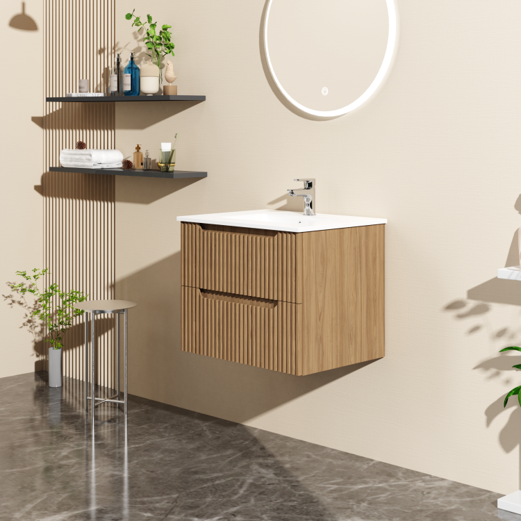 Goodyo 24" Wall Mount Bathroom Vanity Cabinet Floating Cabinet Only