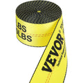Winch Straps, 4" X 30', 6000 Lbs Load Capacity, 18000 Lbs Break Strength, Truck Straps With Flat Hook, Flatbed Tie Downs Cargo Control For Trailers, Farms, Rescues, Tree Saver, Yellow 10 Pack