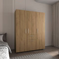 Armoire, 2 Doors, 5 Shelves, 1 Drawer