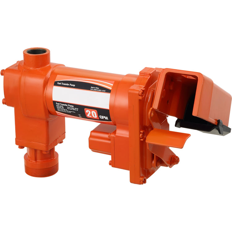 Fuel Transfer Pump, 12V Dc 20 Gpm 1 4 Hp, Gasoline Extractor Pump With Automatic Nozzle, Discharge Hose & Suction Pipe For Gasoline, Diesel, Kerosene, Ethanol & Methanol Blends, And Biodiesel