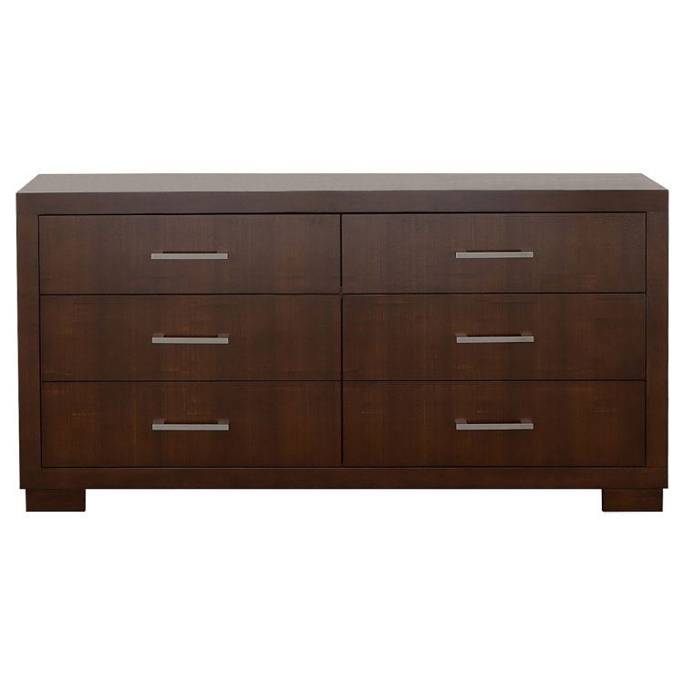 Polk Cappuccino 6 Drawer Dresser