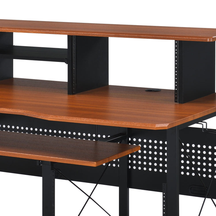 Megara Cherry & Black Finish Music Desk
