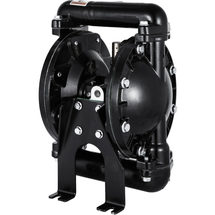 Air Operated Double Diaphragm Pump 1 Inch Inlet Outlet Aluminum 35 Gpm Max 120Psi For Industrial Use, Qby4 25Lf46 1Inch 35