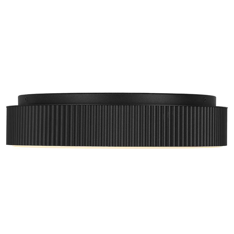 13 Inch Black Led Flush Mount