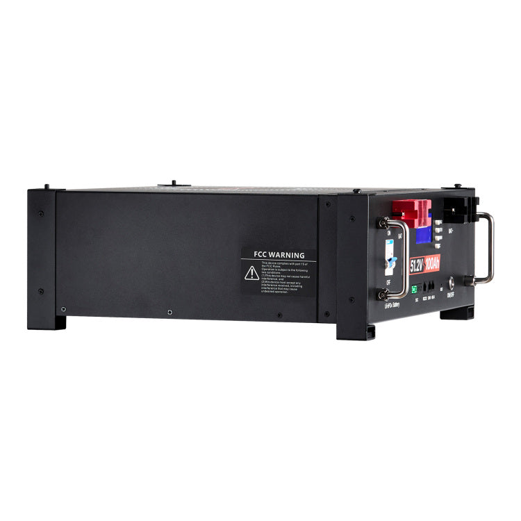 48V 100Ah Lifepo4 Lithium Battery, Built In 100A Bms, 51.2V Server Rack Lifepo4 Battery With Bluetooth, 5.12Kwh Capacity, Max 6000 Cycles, Lcd Display, For Off Grid, Solar System, Backup Power