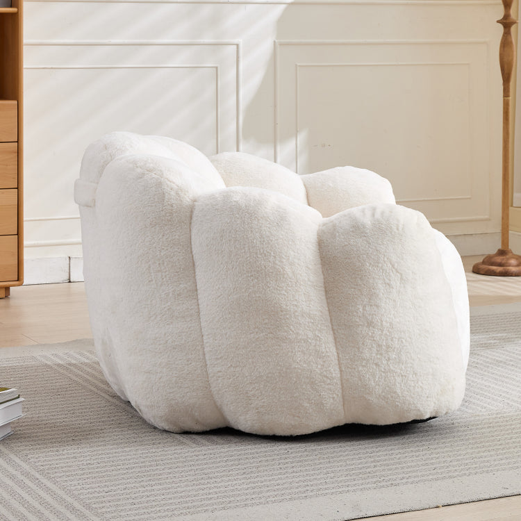Lotus Type Compression Sofa Adult Bean Bag Sofa With Pull Ring Can Be Easily Moved Without Installation Suitable For Various Environments Such As Living Room, Bedroom, Etc. Relax And Enjoy