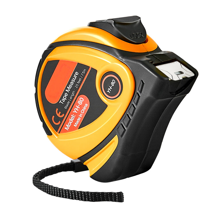 Tape Measure 25 Ft Length, Measuring Tape With Retractable, Imperial And Metric Ft M Dual Scale & Abs Case & Easy Read Steel Measurement Tool, For Outdoor,Decoration