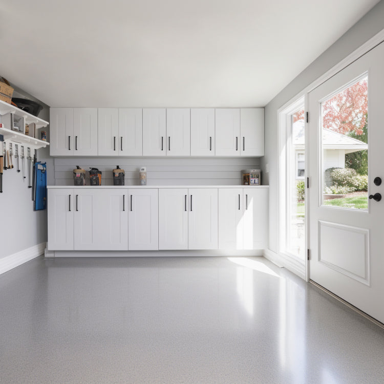 24 Inch White Shaker Double Door Wall Cabinet Solid Wood With 3 Adjustable Shelves Ready To Assemble For Kitchen,Bathroom,Laundry And Garage Storage 24"W 12"D 42"H
