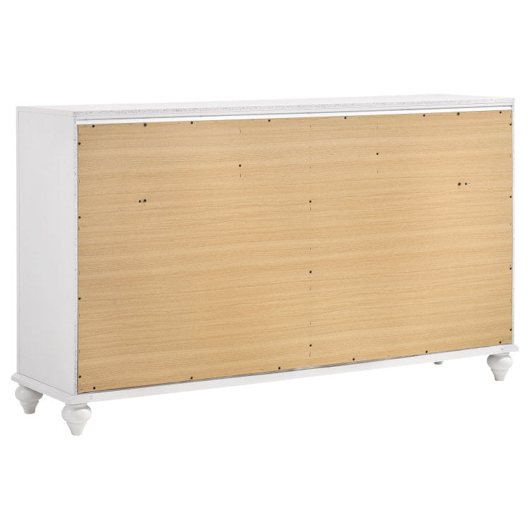 Randall White 7 Drawers Dresser