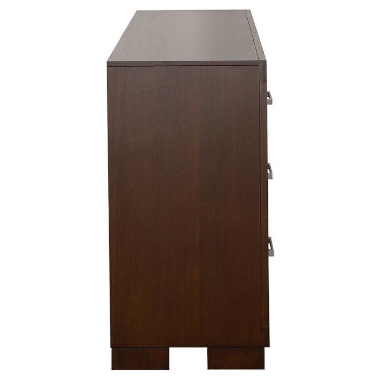 Polk Cappuccino 6 Drawer Dresser