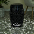 Solar Side Table,Black Color