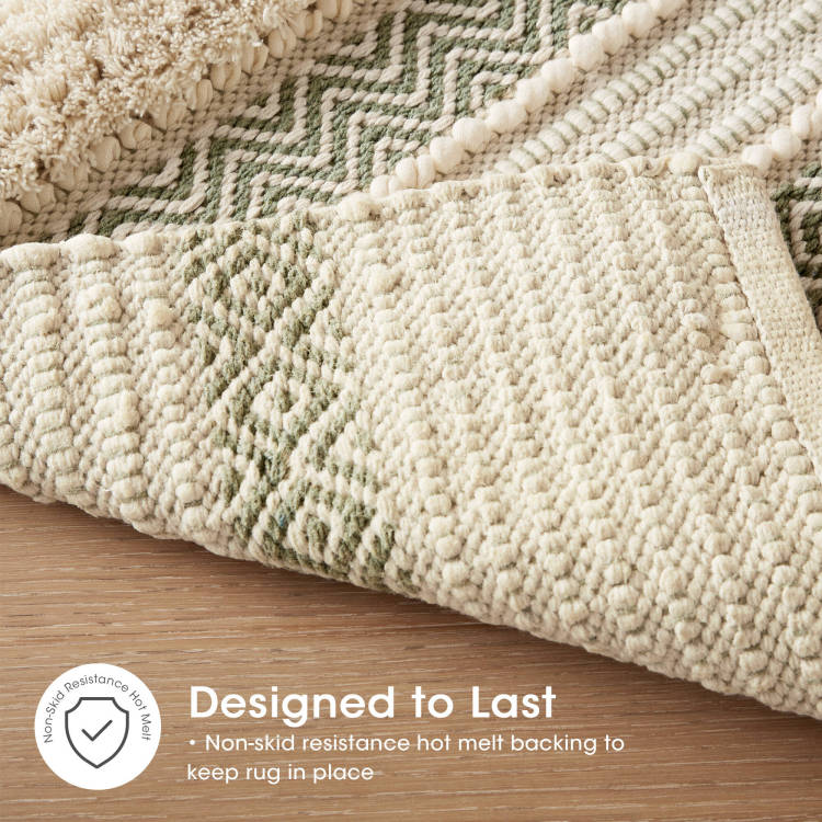 1 Piece 20X32" Bath Rug,Sage Green