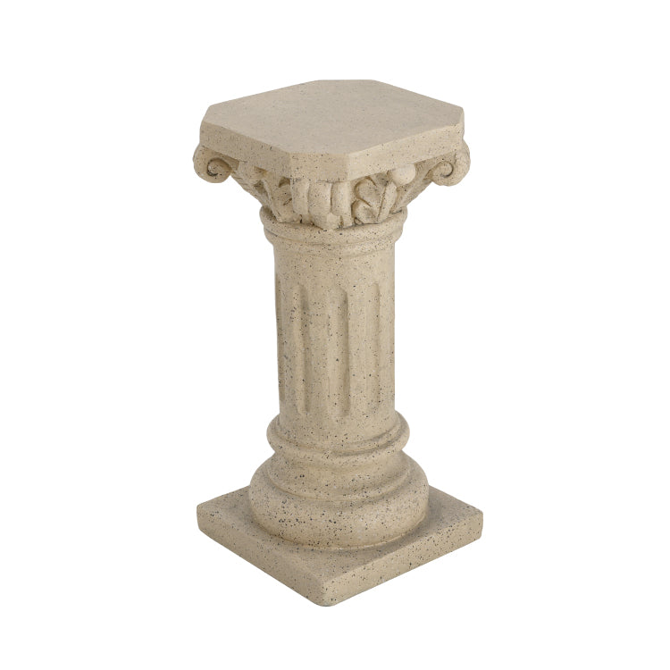 Pedestal Column Plant Stand, 26.25 Inch, Indoor And Outdoor