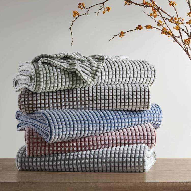 1 Pcs Full Queen Blanket Brown