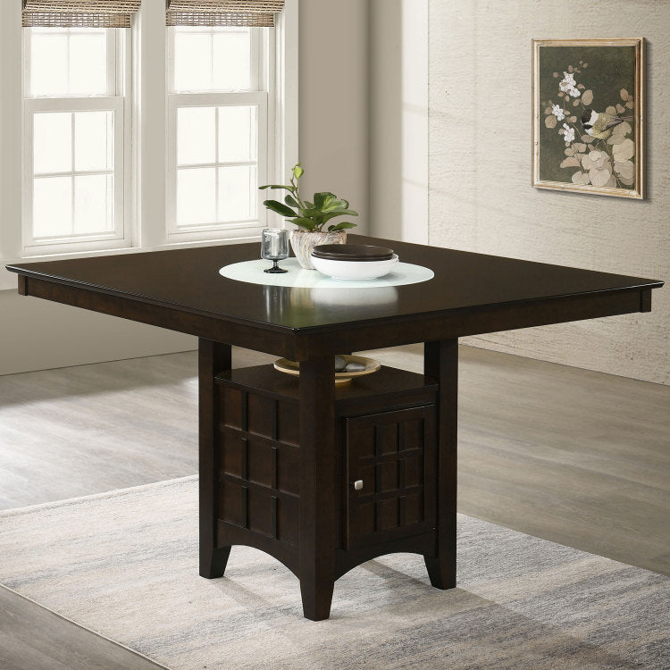 Tolland Cappuccino 1 Door Storage Counter Height Dining Table