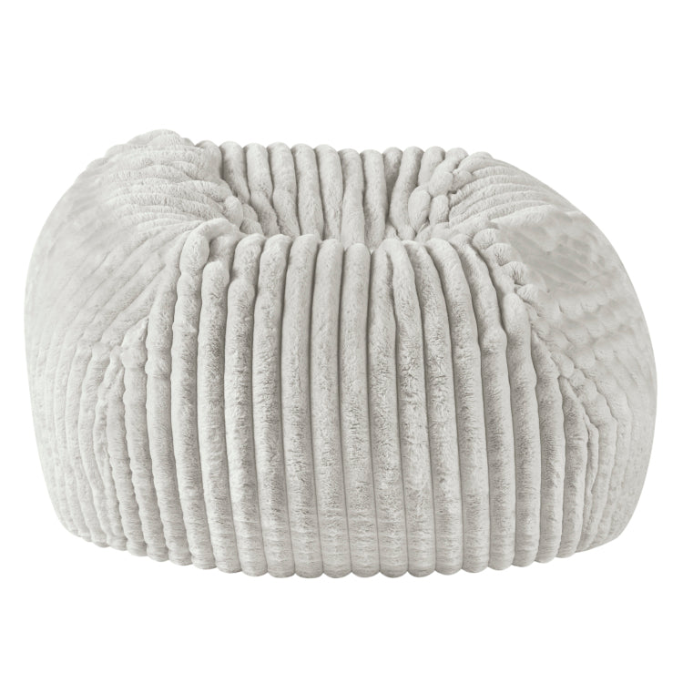 40 Inch Minky Dove Grey Memory Foam Lounger