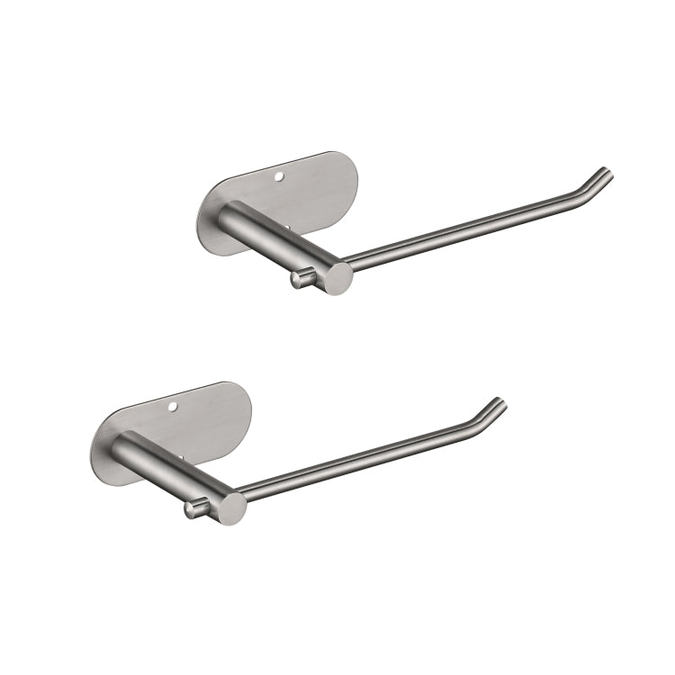 2 Pack Paper Towel Holder Self Adhesive Or Drilling, Stainless Steel Wall Mounted Paper Towel Holder For Kitchen, Bathroom