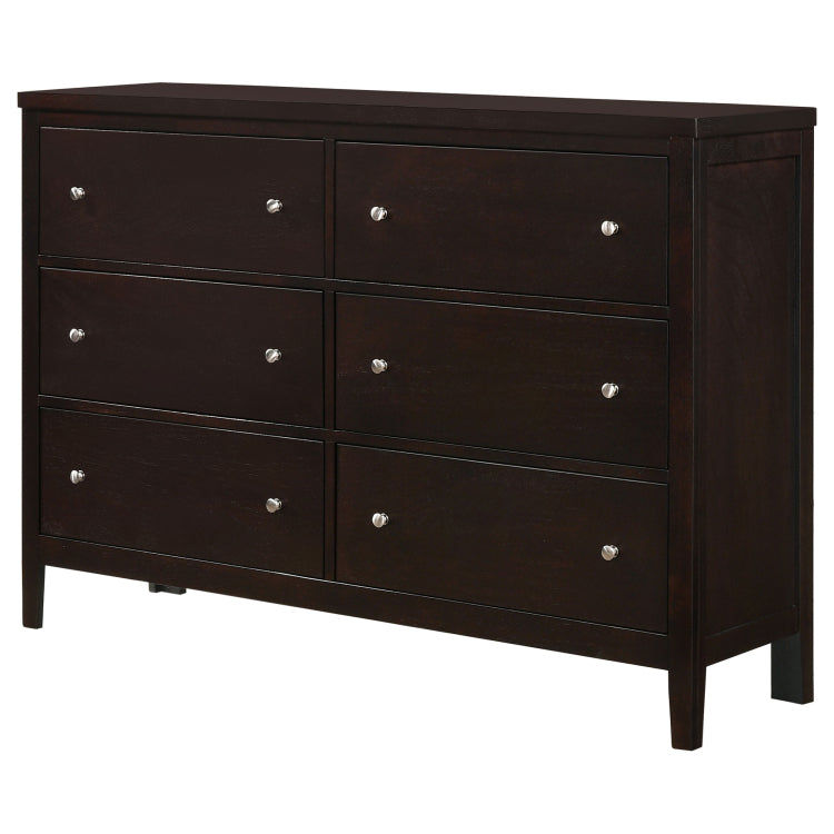 Wedgewood Cappuccino 6 Drawers Dresser