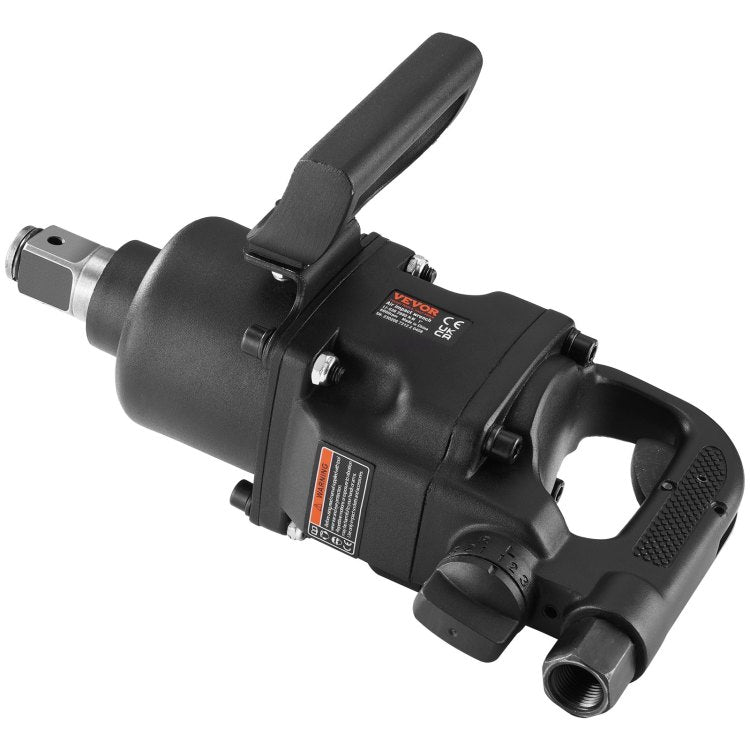 1 Inch Air Impact Wrench, Up To 2730 Ft Lbs Reverse Torque Output 1" Pneumatic Impact Gun Lightweight W 2 Handles For Heavy Duty Repairs And Maintenance