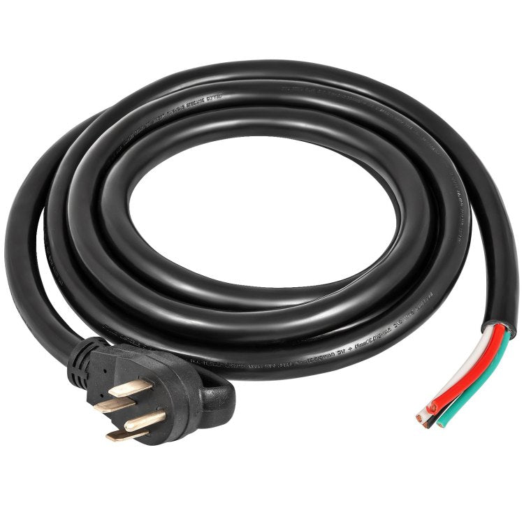 25Ft 50Amp Generator Extension Cord 6 Gauge Stw 6 3 8 1 Generator Cord Generator Power Cord N14 50P To Bare Wire Cut Wire Cord Extension Power Cord Rv Motor Home Generator Portable