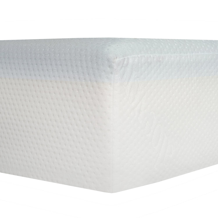 6 In. Firm Gel Memory Foam Mattress For Full Size Bed, White